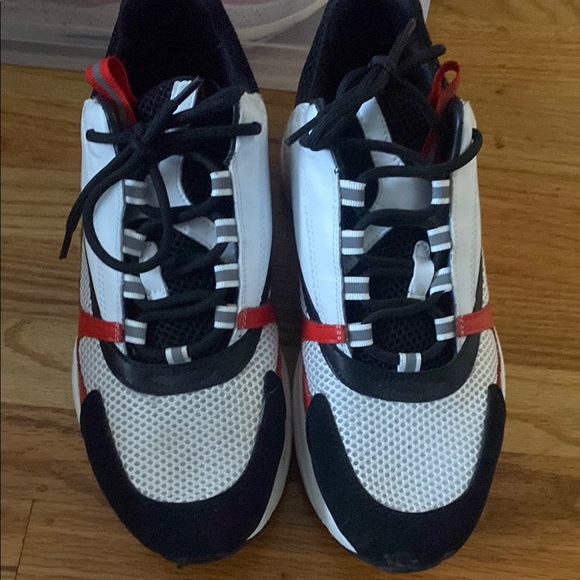 Dior Red, Black, and White Sneakers - Picture 1 of 5